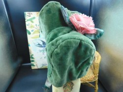 scarlett ohara 14 green dress print hat bk